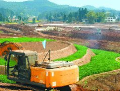 蓬安整县推进高标准农田建设试点项目加速推进